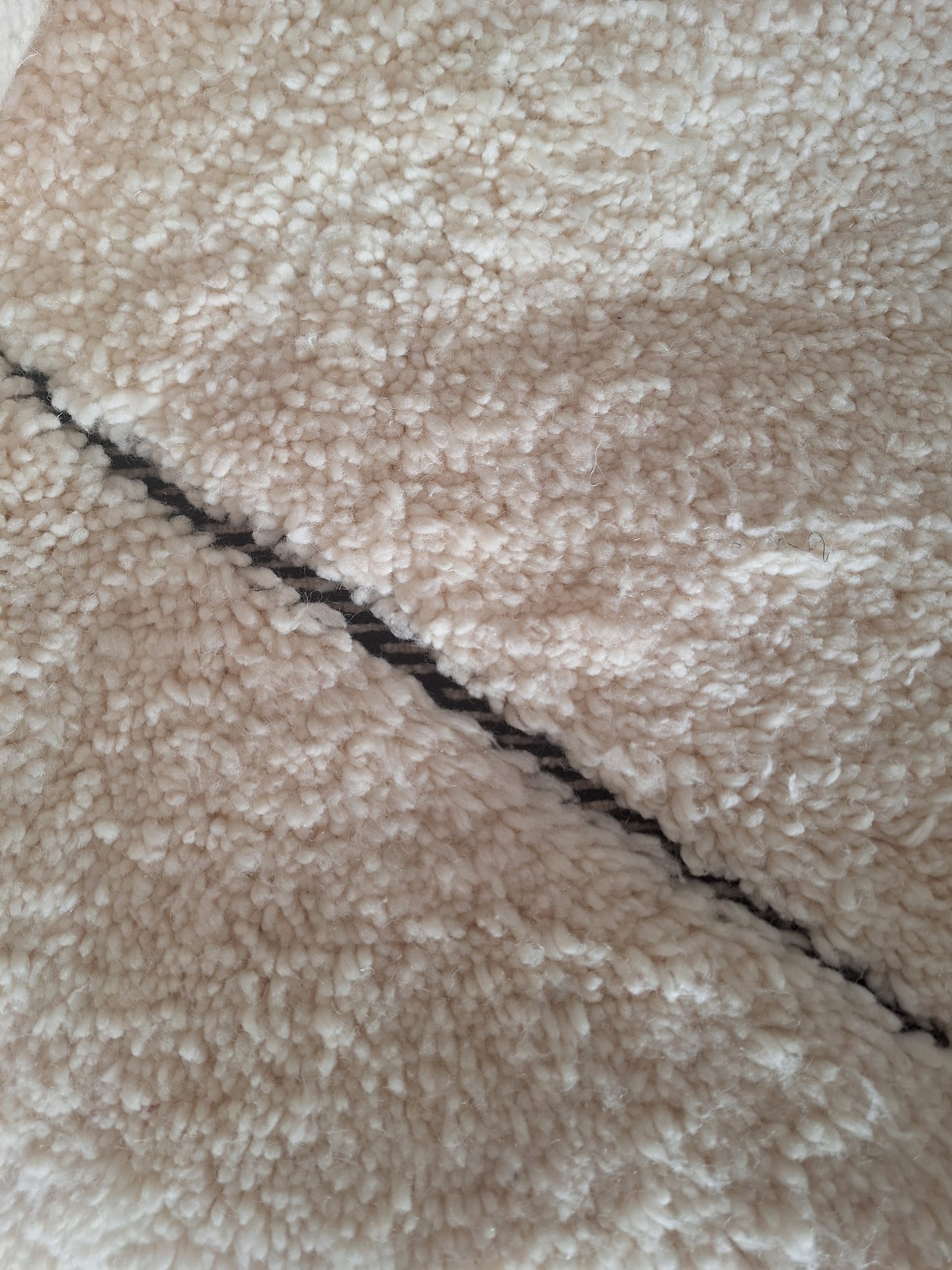 BENI OUARAIN BERBER RUG 298CM X 216CM N°3 Ecru