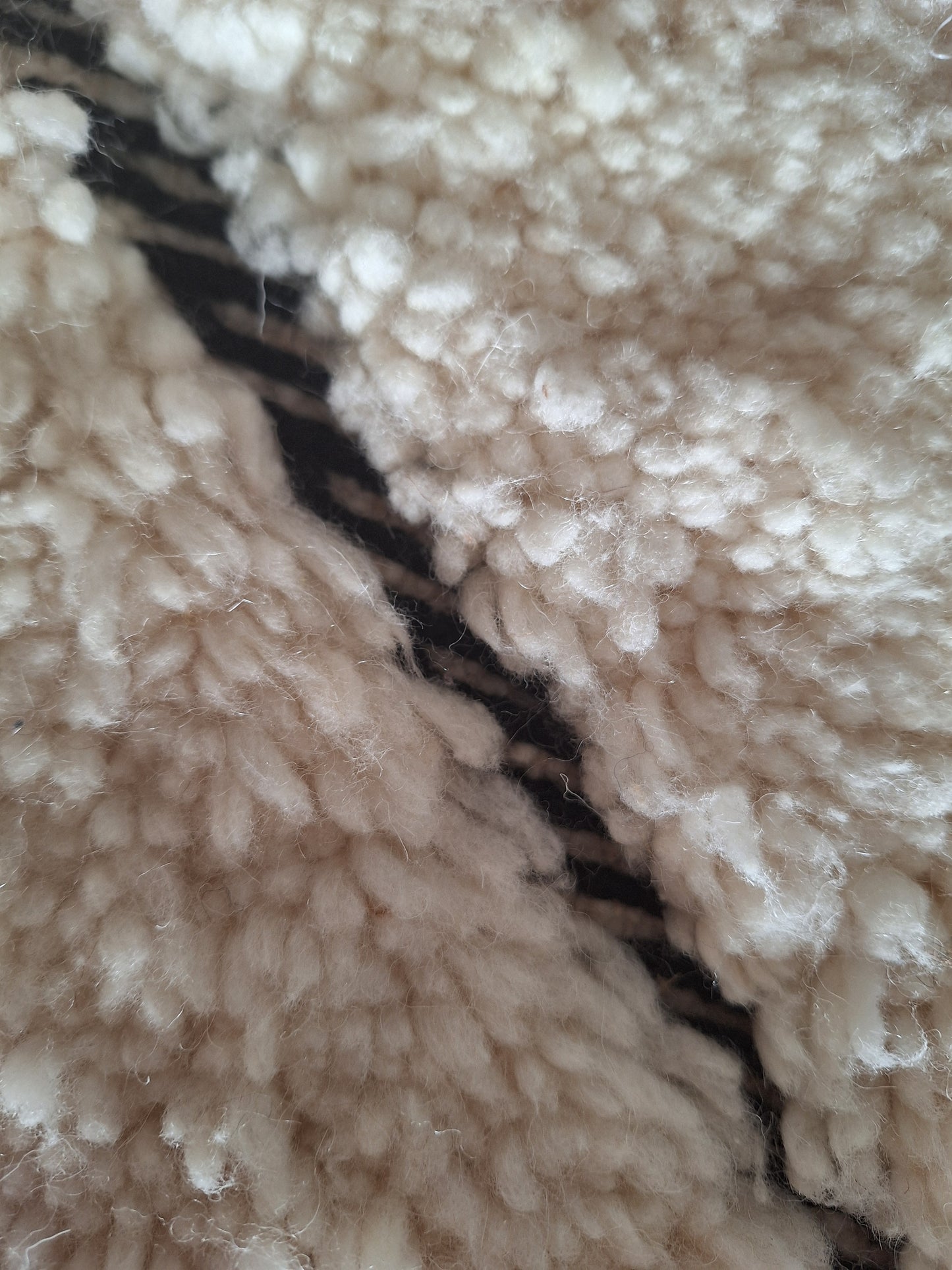 BENI OUARAIN BERBER RUG 298CM X 216CM N°3 Ecru