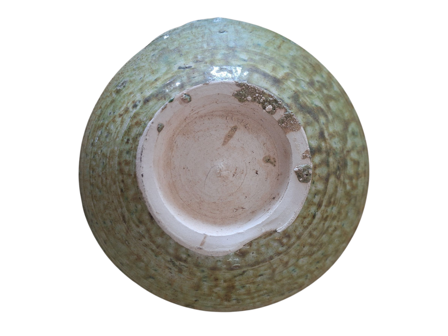 Saladier ancien en céramique de Tamegroute – Pièce artisanale unique du Maroc