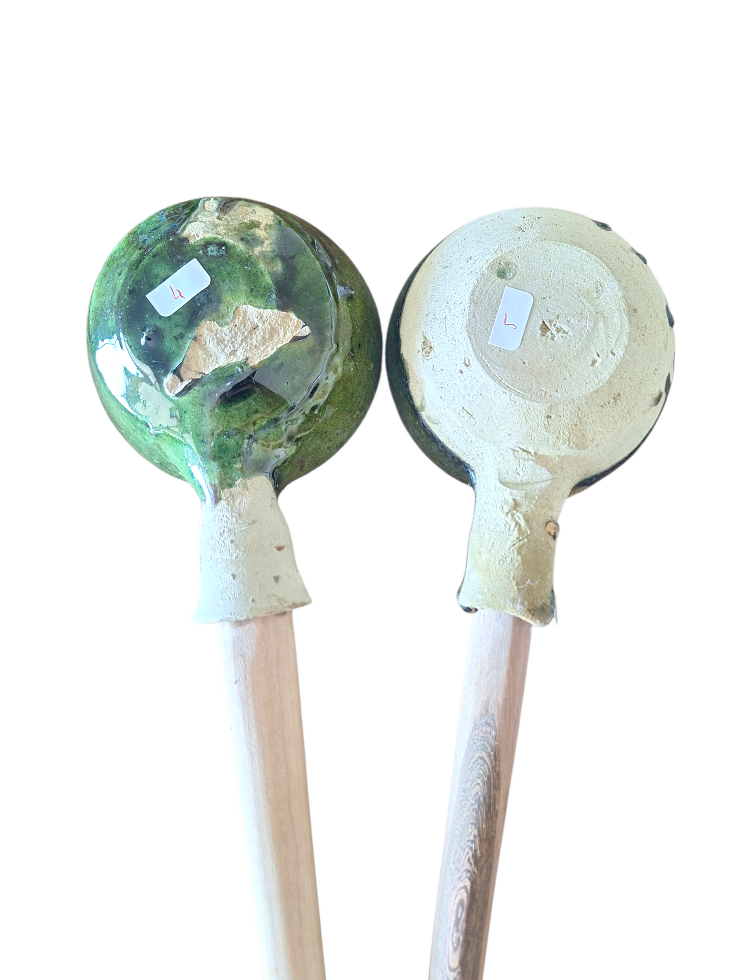 Grande louche ancienne en céramique de Tamegroute – Pièce artisanale unique du Maroc -30%