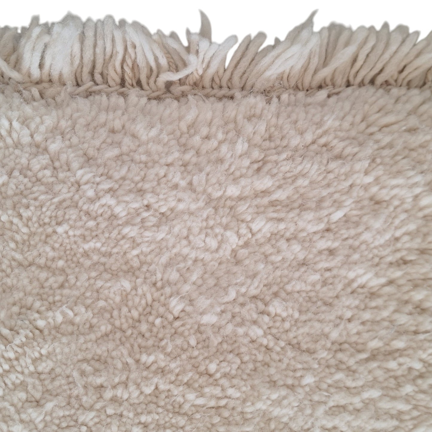 BENI OUARAIN BERBER RUG 140CM X 100CM Ecru / Black