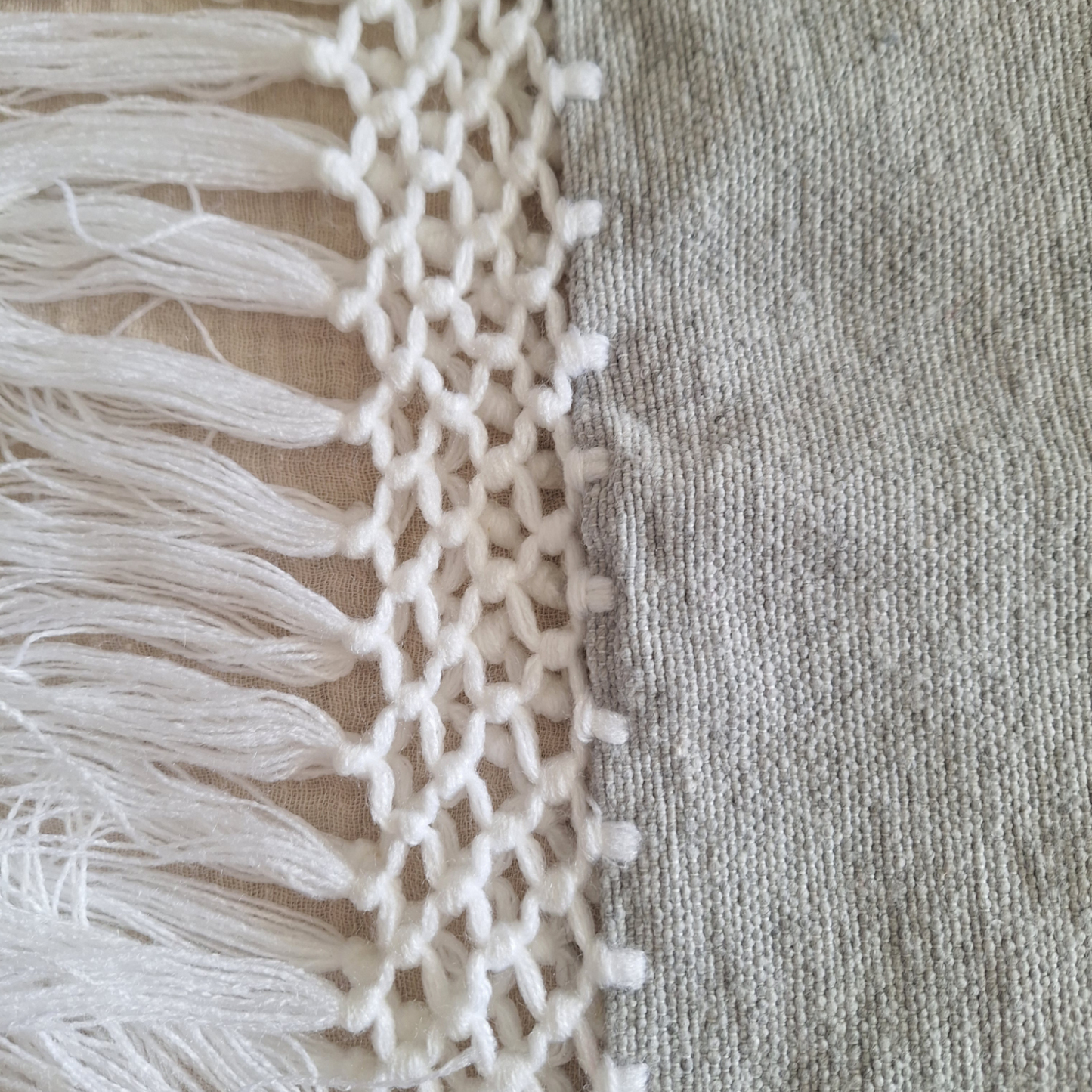 BERBER MACRAME CUSHION COVER