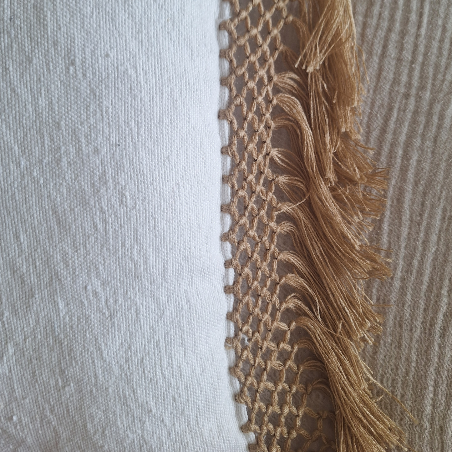 BERBER MACRAME CUSHION COVER