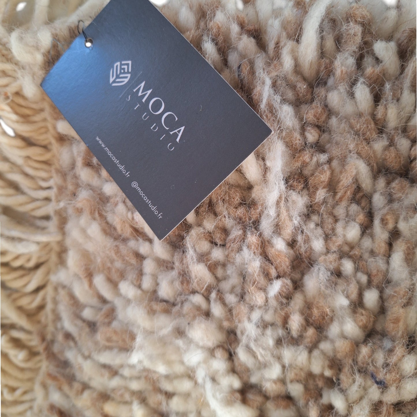 BENI OUARAIN BERBER RUG 290CM X 205CM N°2 Ecru