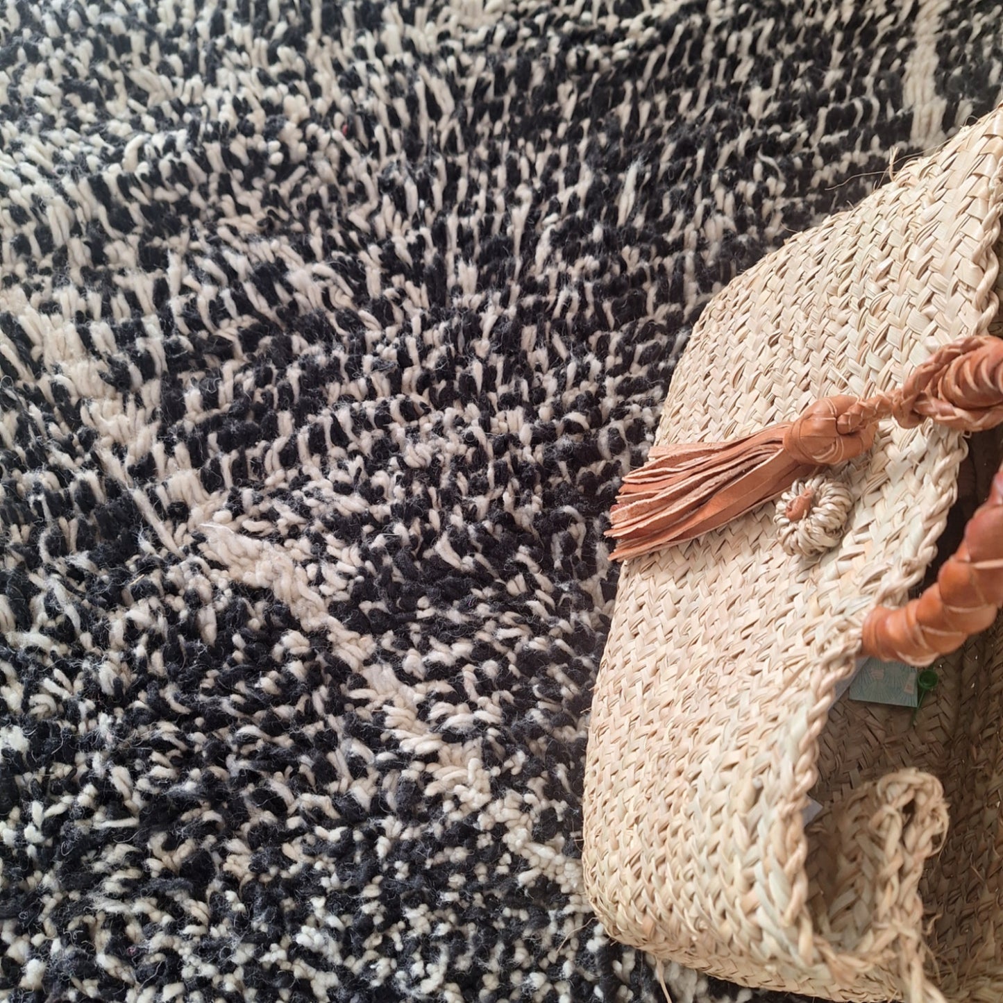 BENI OUARAIN BERBER RUG 290CM X 205CM N°2 Ecru