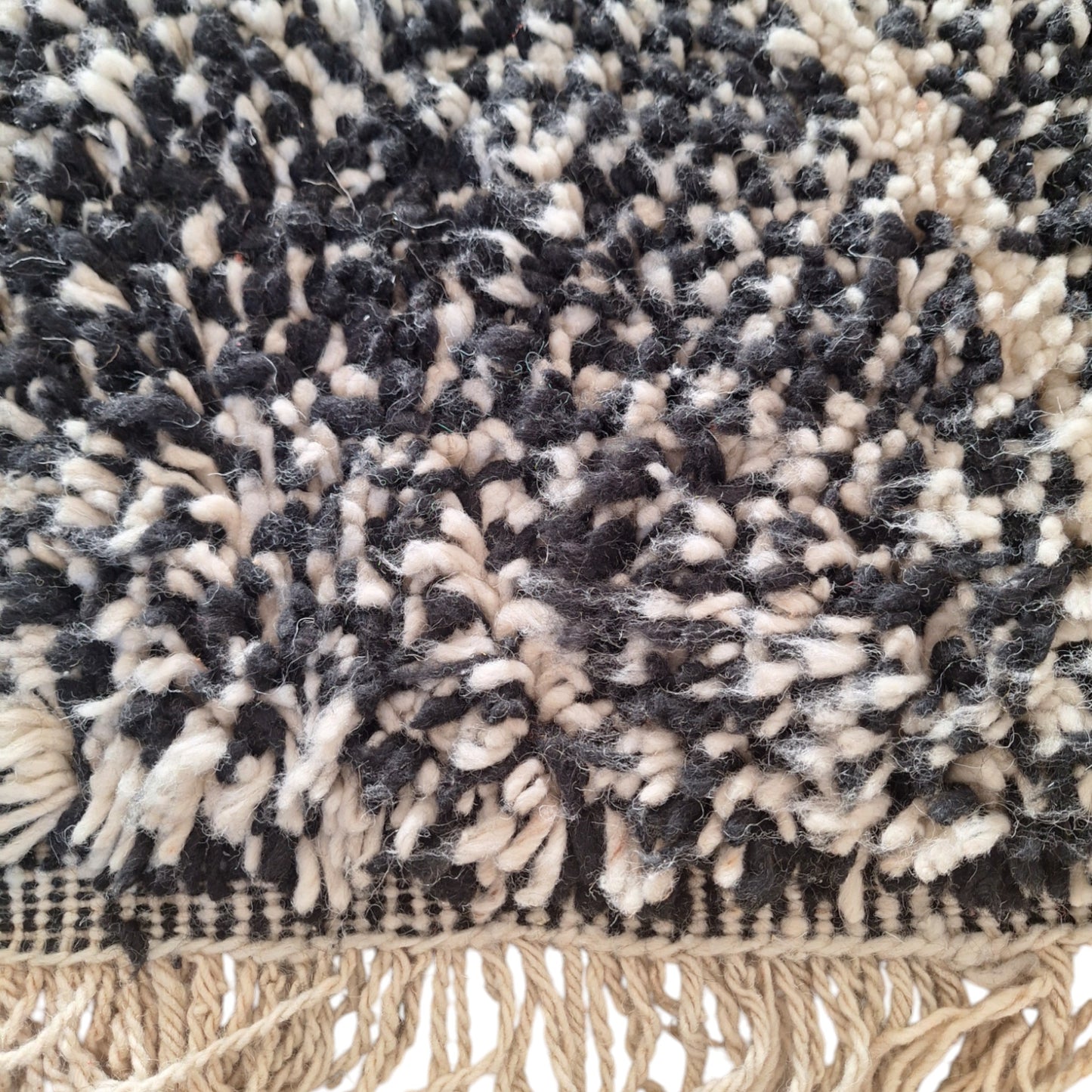BENI OUARAIN BERBER RUG 290CM X 205CM N°2 Ecru