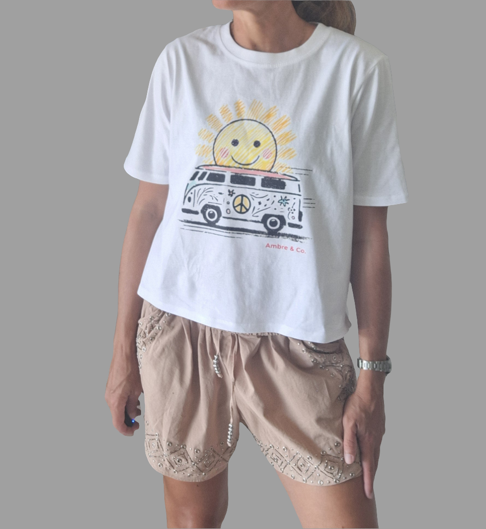 T-shirt Sunset Ride Soleil / Ambre & Co -30%