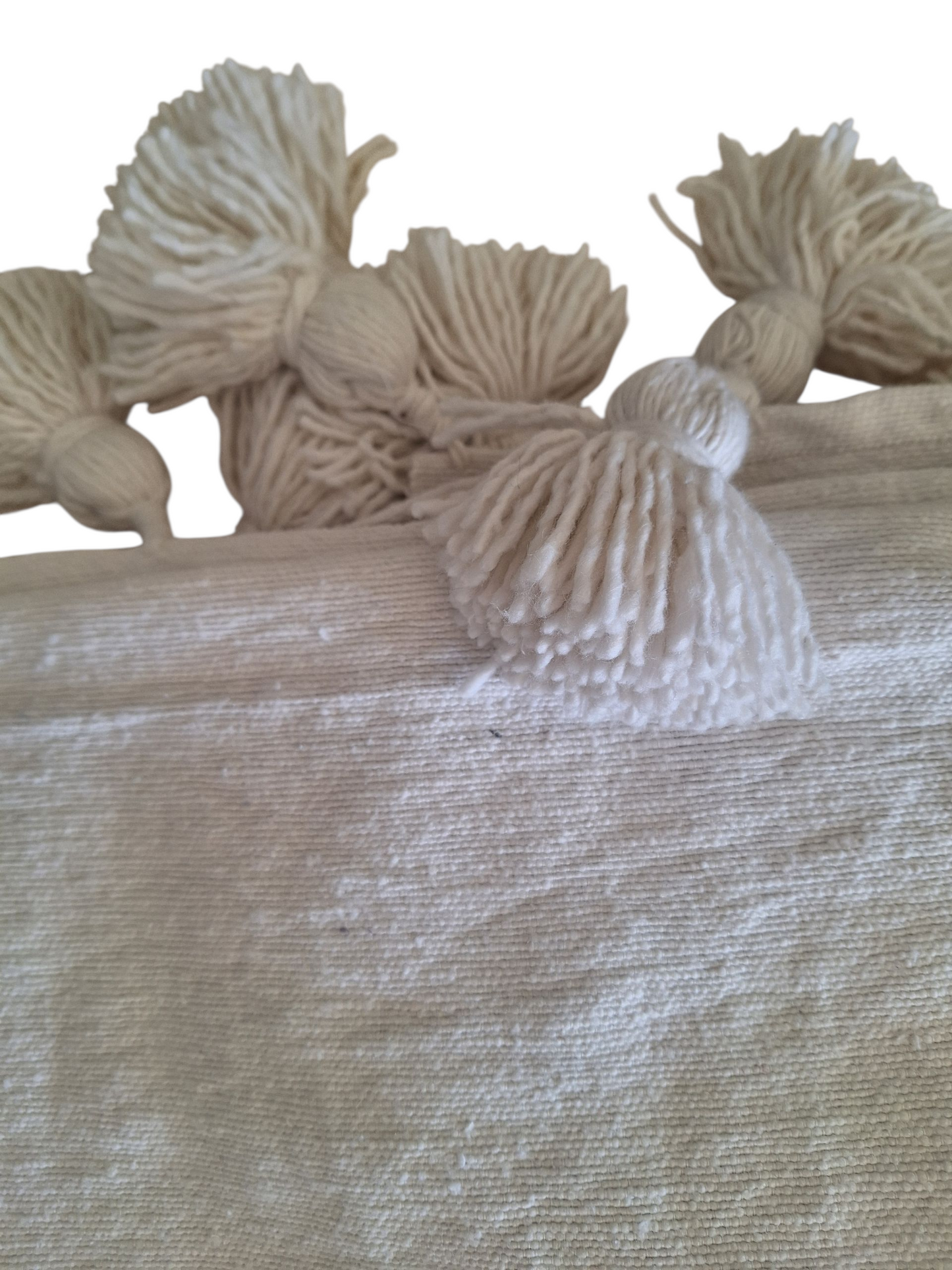 NEW - Plaid brodé berbère en coton et laine – Modèle coloré