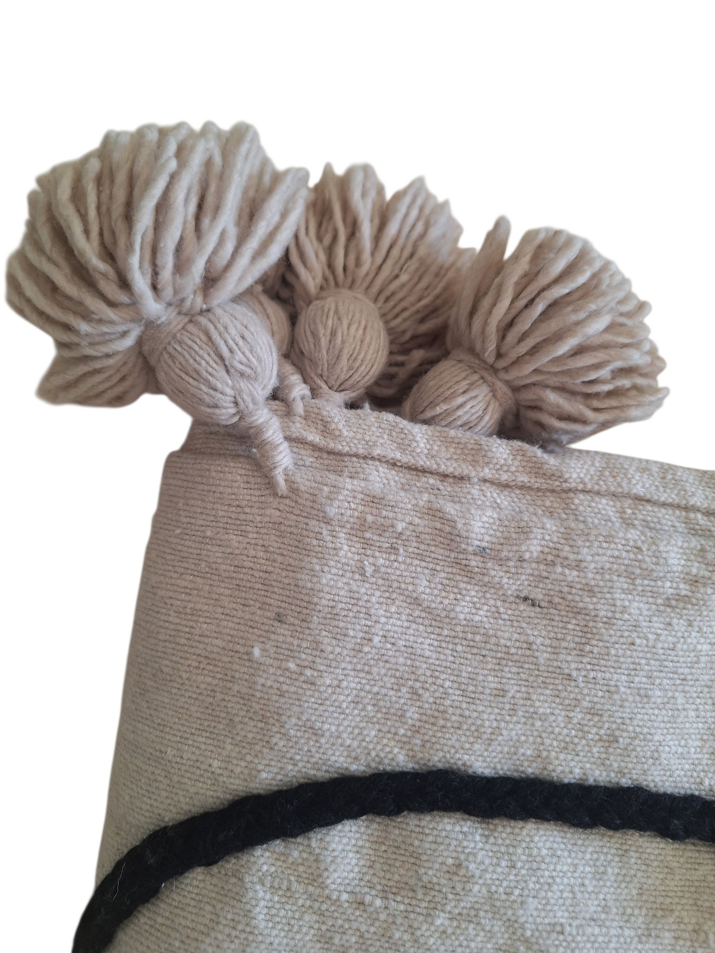 NEW - Plaid brodé berbère en coton et laine – Modèle coloré