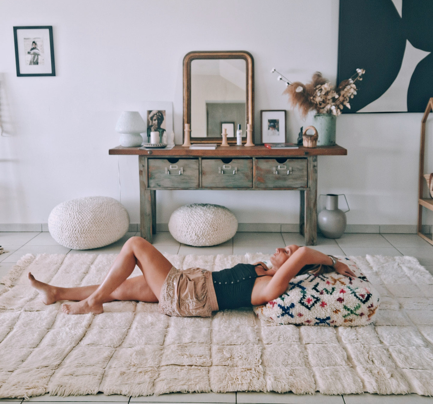 NEW - Pouf berbère en laine – l’authenticité au cœur de votre décoration