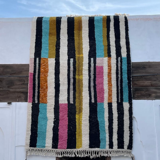 Tapis berbère coloré