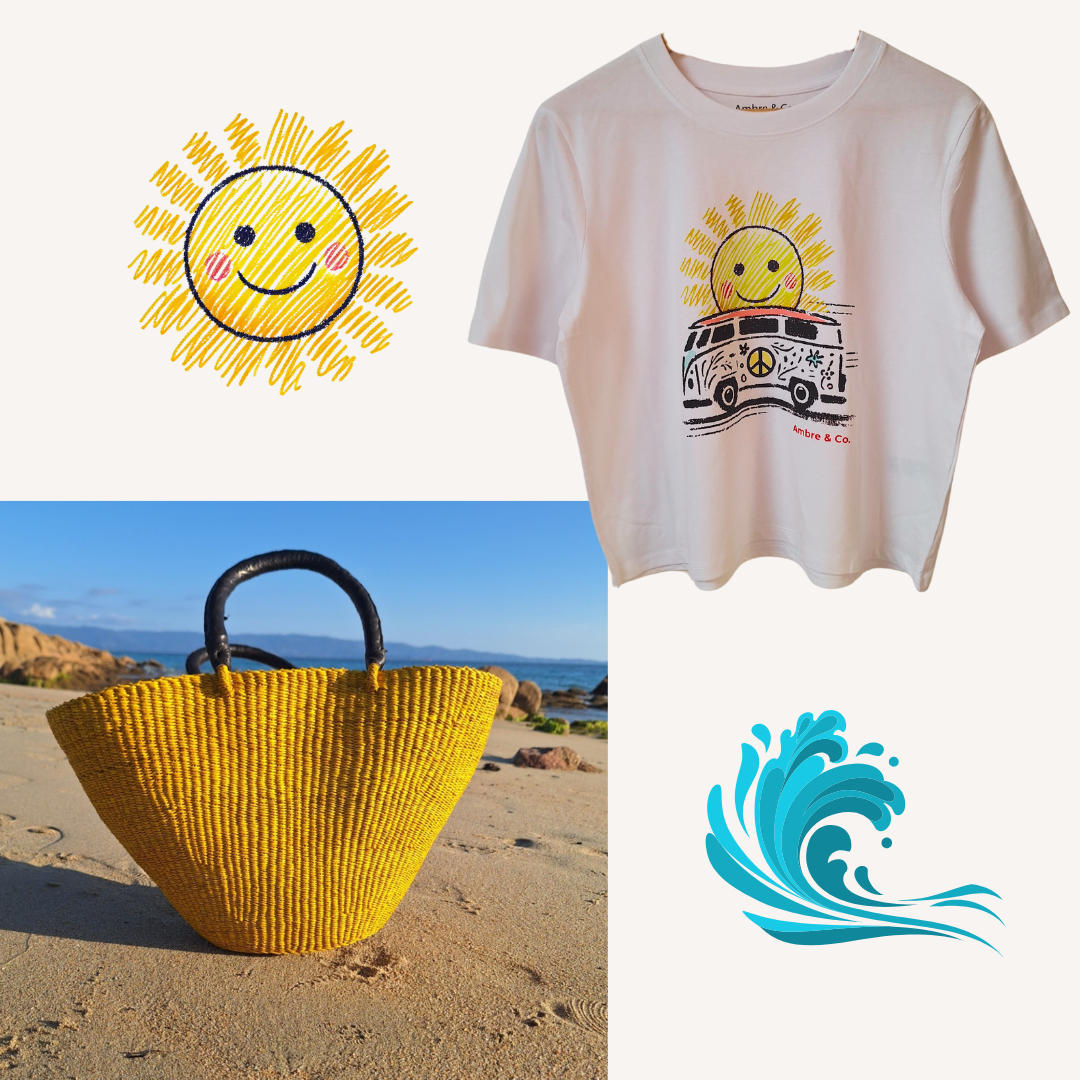 T-shirt Sunset Ride Soleil / Ambre & Co