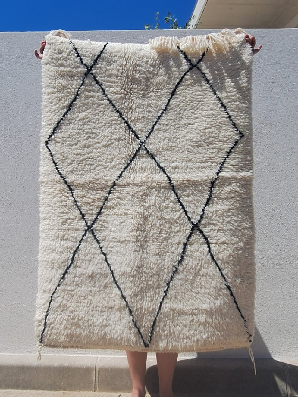 Tapis berbère Beni Ouarain 1m40 x 1m N°48 -30%