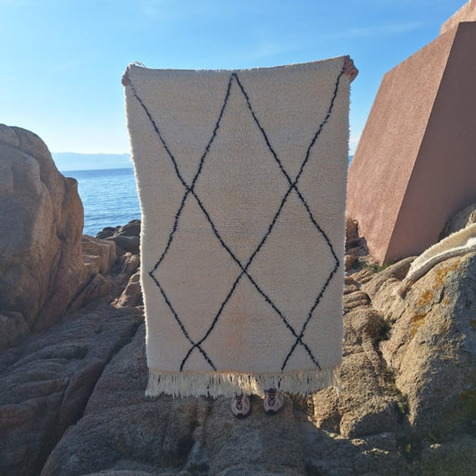 Petit tapis berbère Beni Ouarain