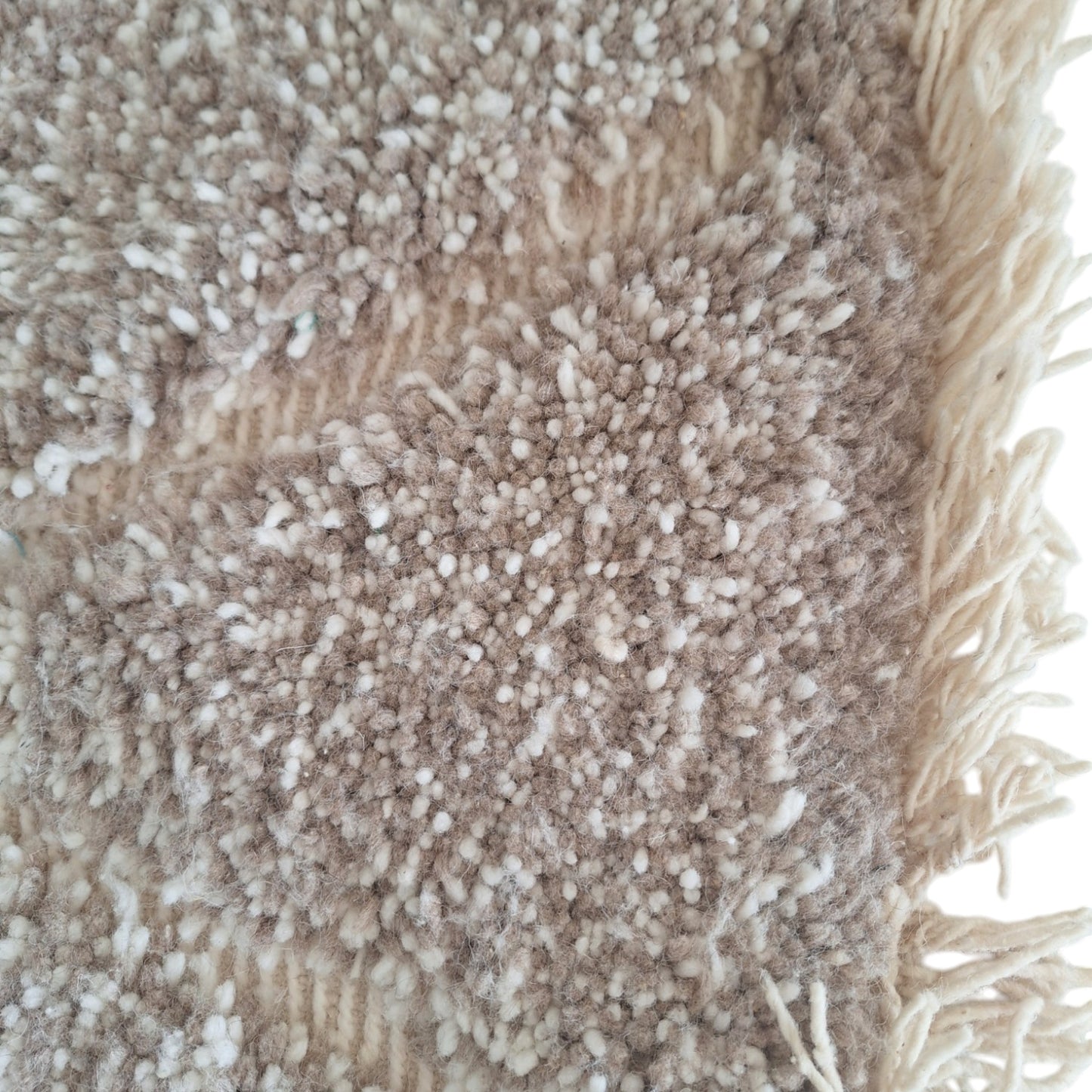 BENI OUARAIN BERBER RUG 140CM X 100CM Ecru / Black