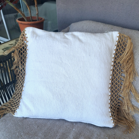BERBER MACRAME CUSHION COVER