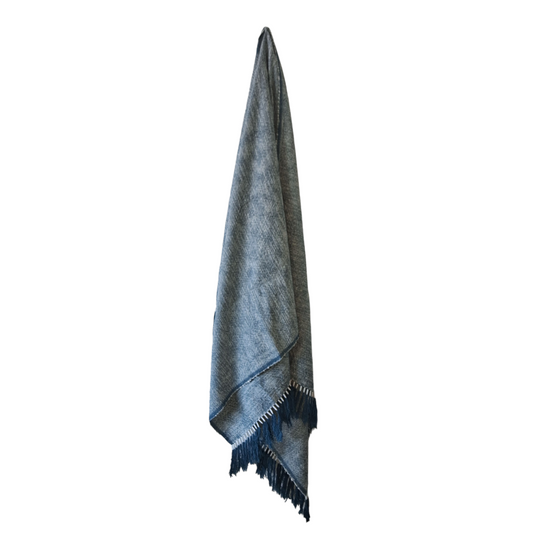 HANDMADE COTTON PLAID OR STOLE