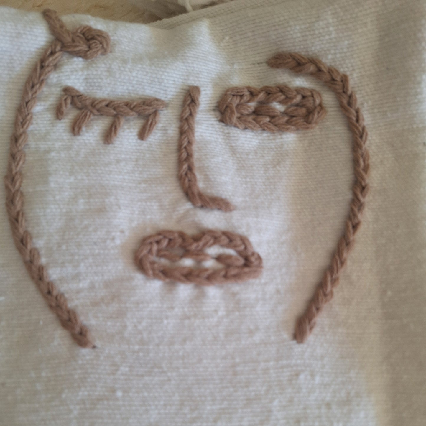 NEW - Plaid brodé berbère en coton et laine – Modèle coloré