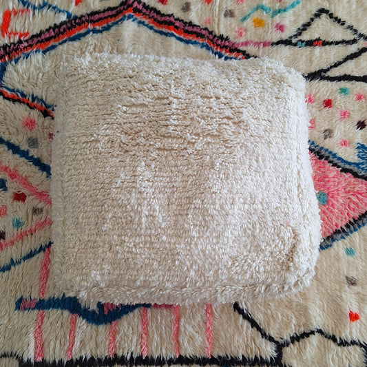 Pouf 100% en laine 