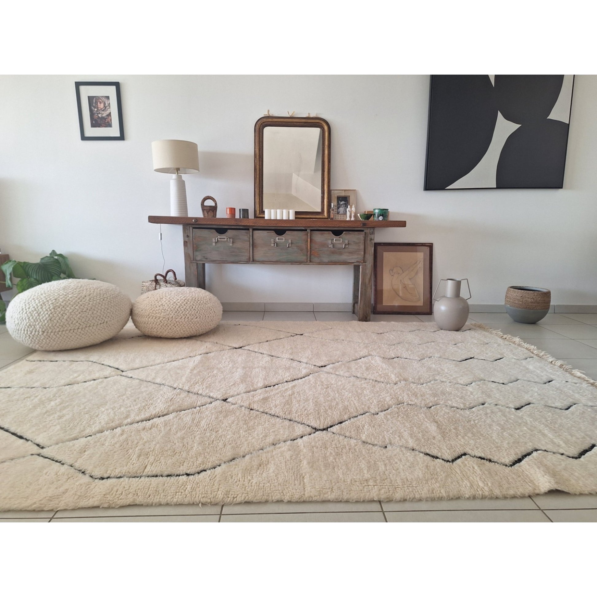 Tapis berbère Beni Ouarain 