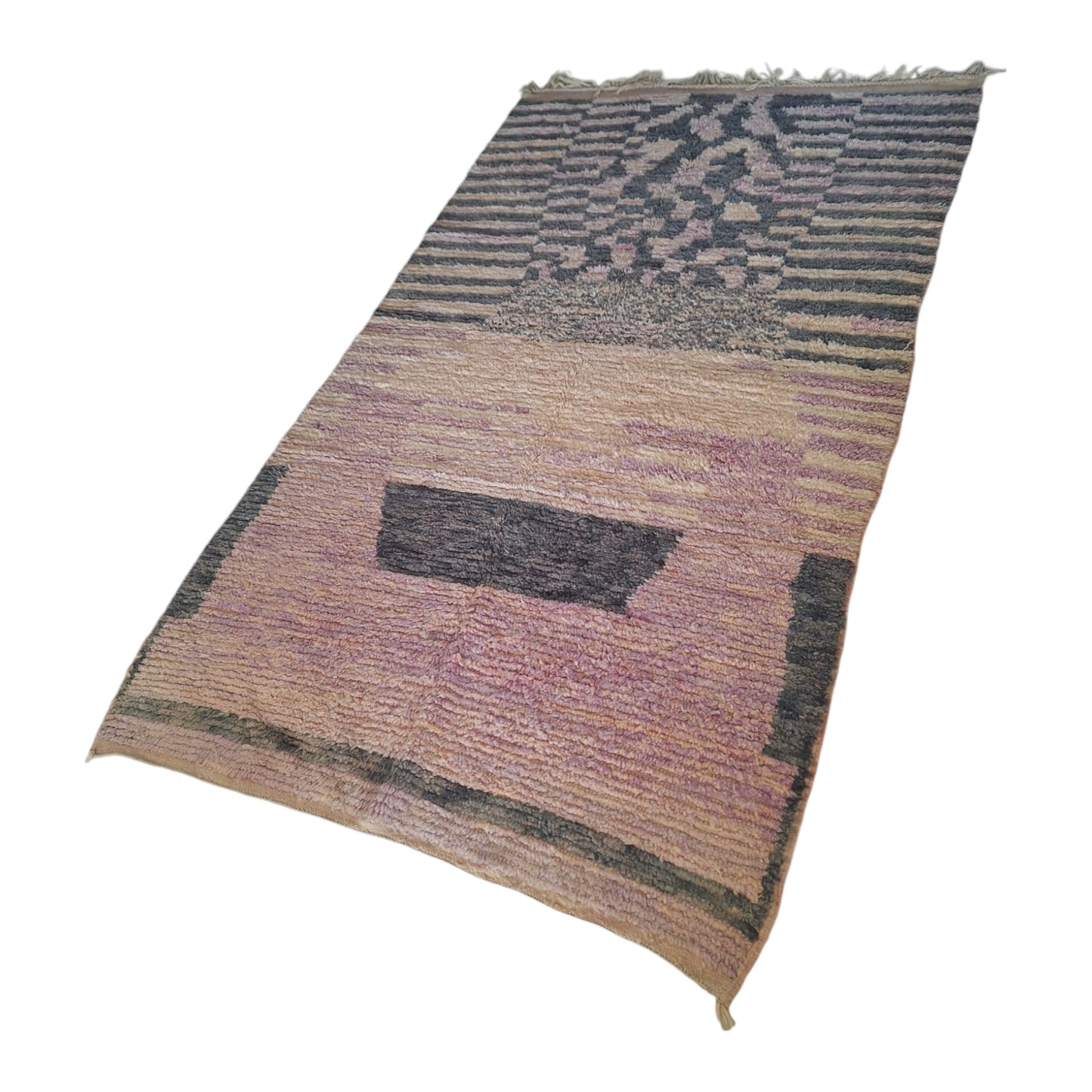 BENI OUARAIN BERBER RUG 290CM X 205CM N°2 Ecru