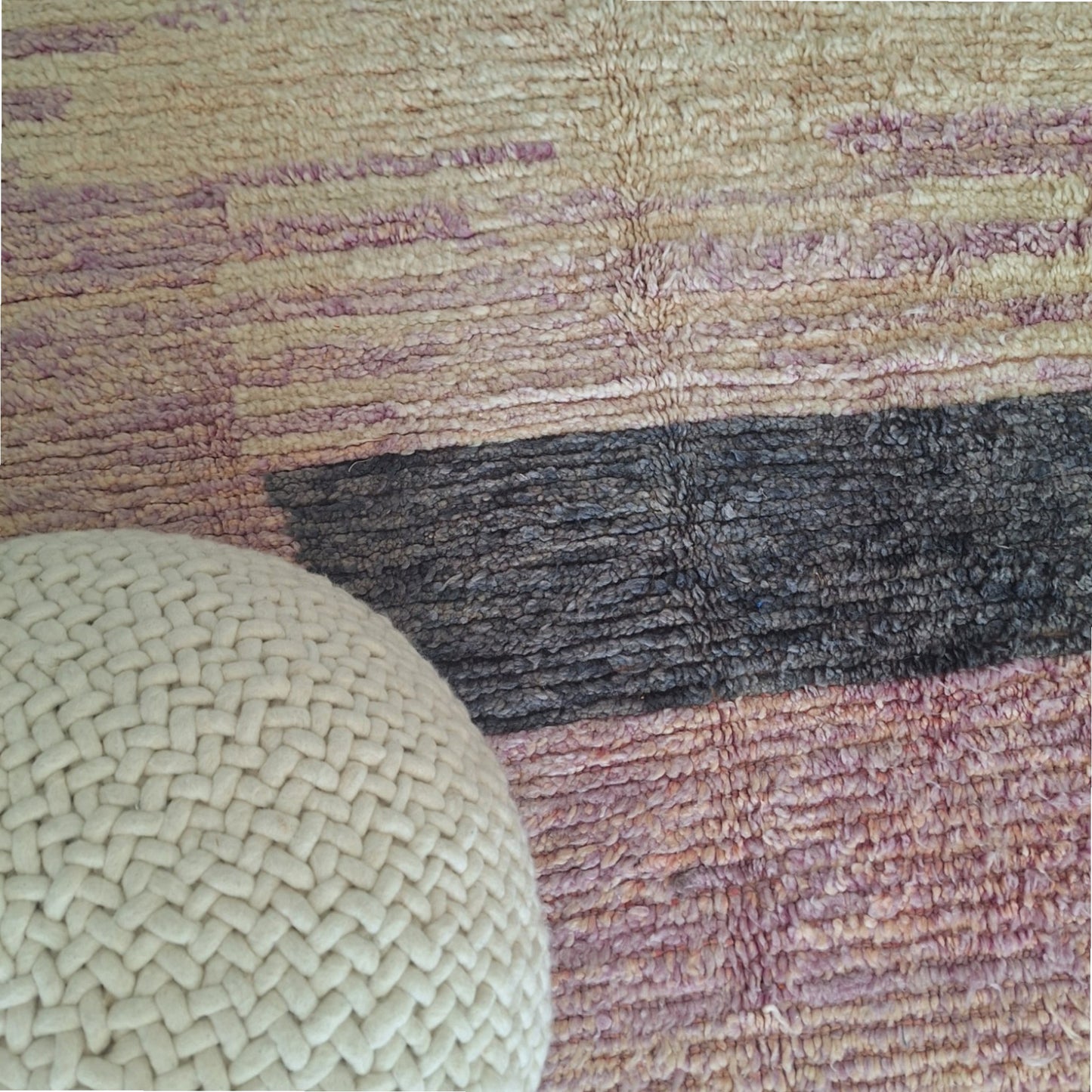 BENI OUARAIN BERBER RUG 290CM X 205CM N°2 Ecru