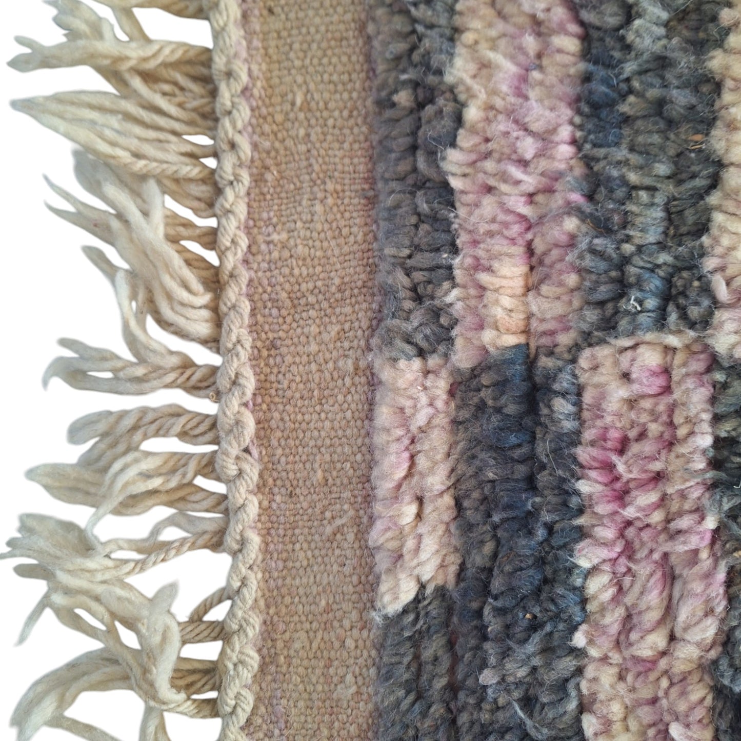 BENI OUARAIN BERBER RUG 290CM X 205CM N°2 Ecru
