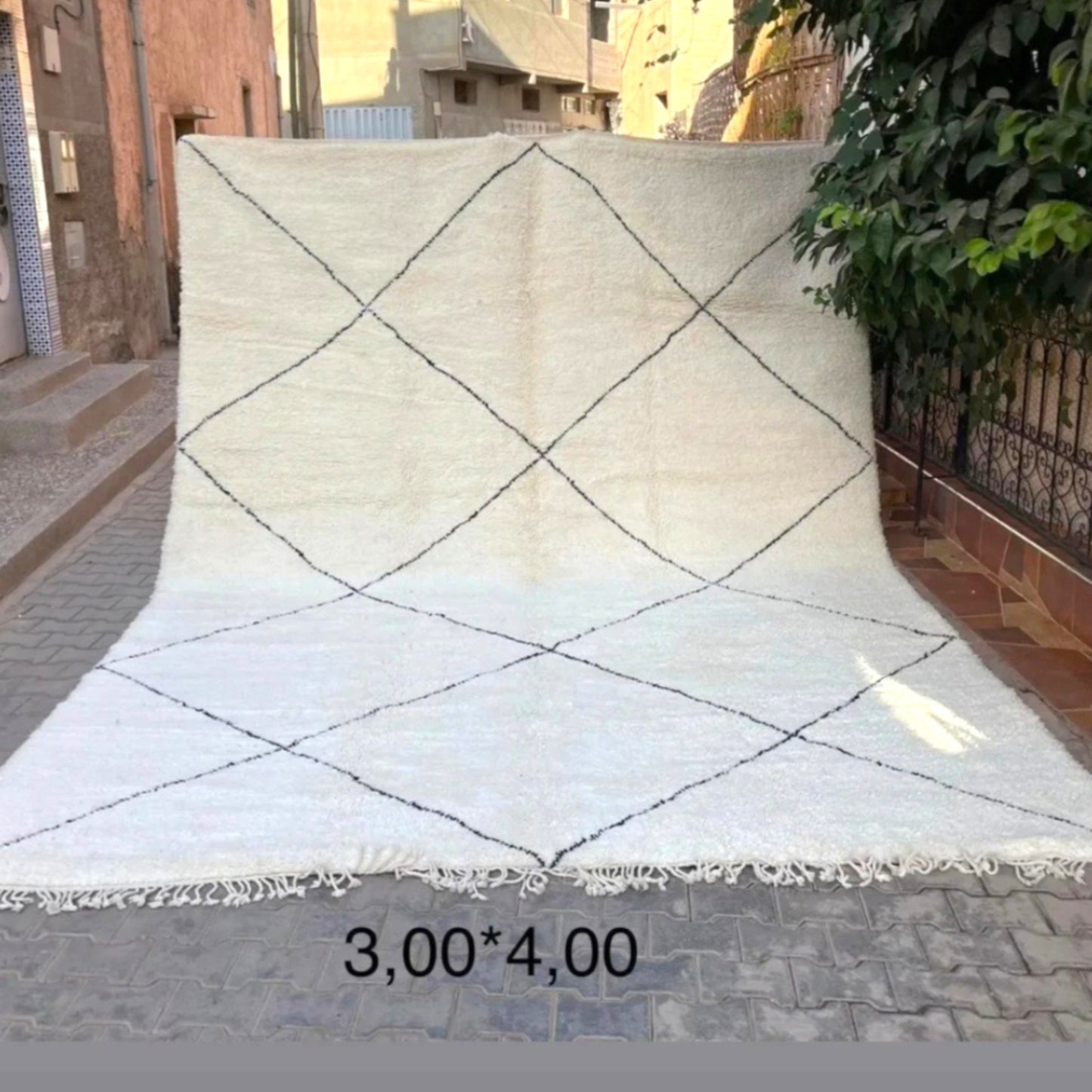 Tapis berbère XXL Beni Ouarain 4m x 3m -25%