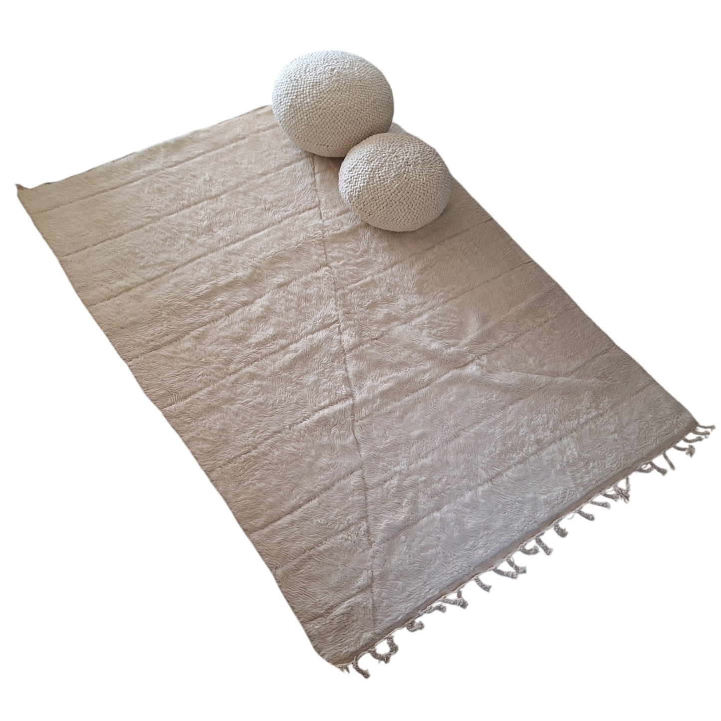 BENI OUARAIN BERBER RUG 298CM X 216CM N°3 Ecru