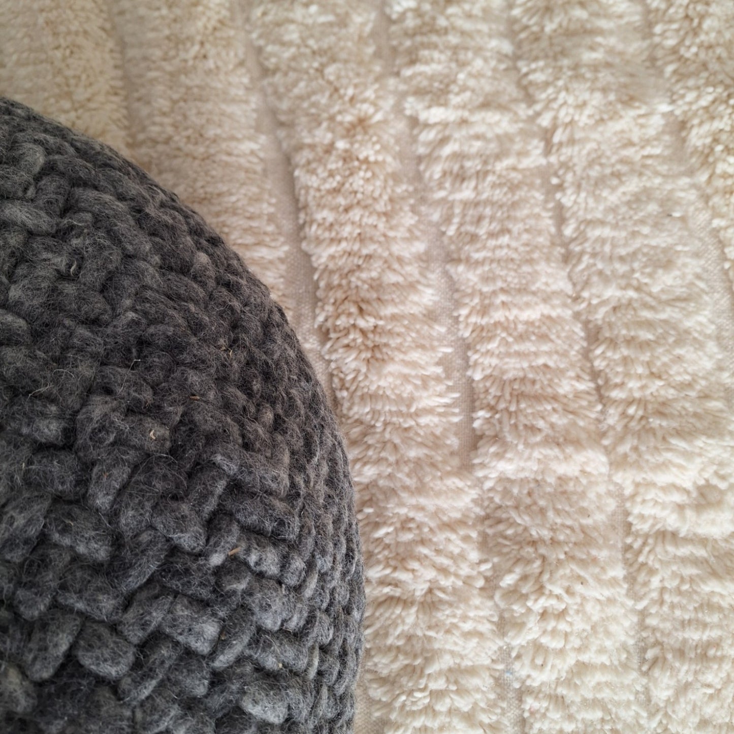 BENI OUARAIN BERBER RUG 290CM X 205CM N°2 Ecru