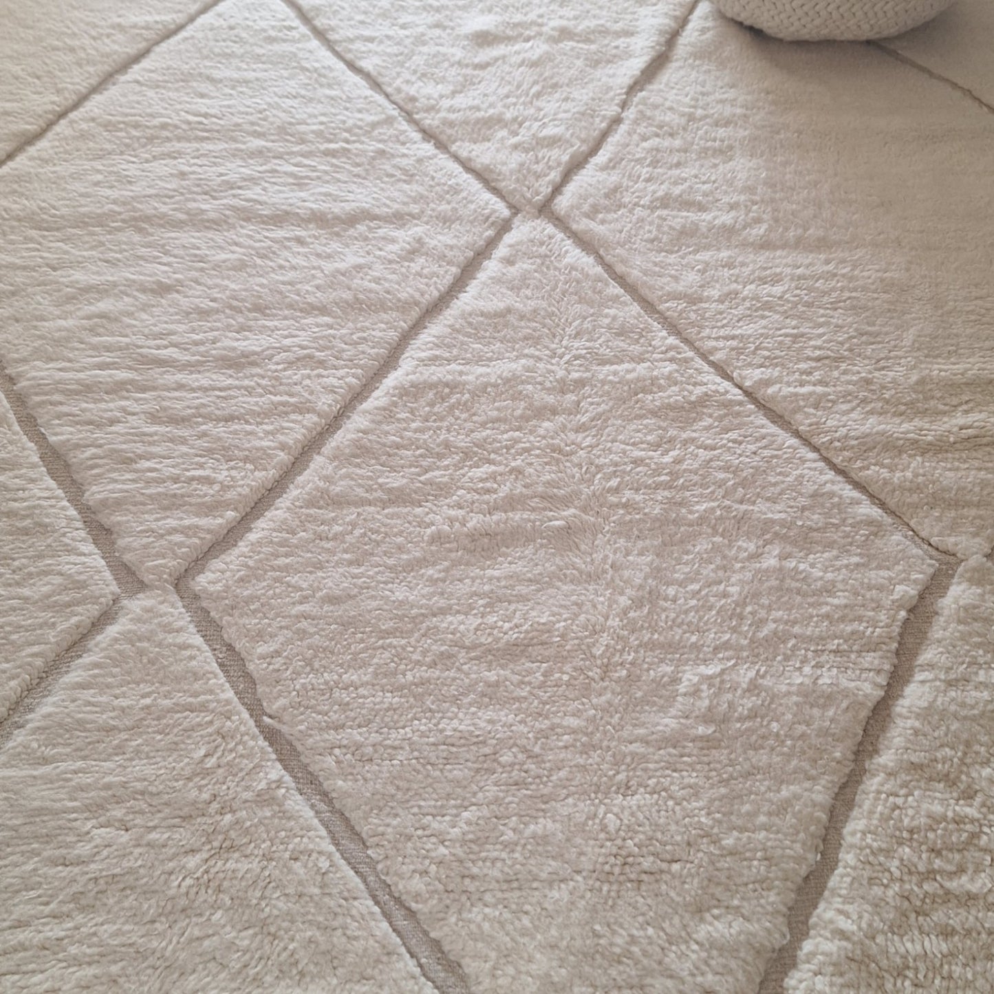 BENI OUARAIN BERBER RUG 290CM X 205CM N°2 Ecru