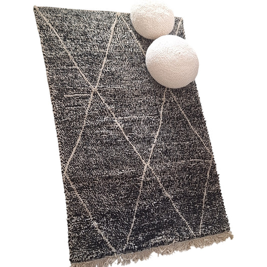 BENI OUARAIN BERBER RUG 290CM X 205CM N°2 Ecru