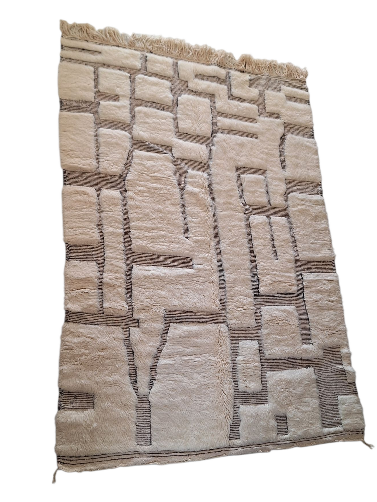 NEW - Tapis berbère Beni Ouarain 3m x 1m98 N°54