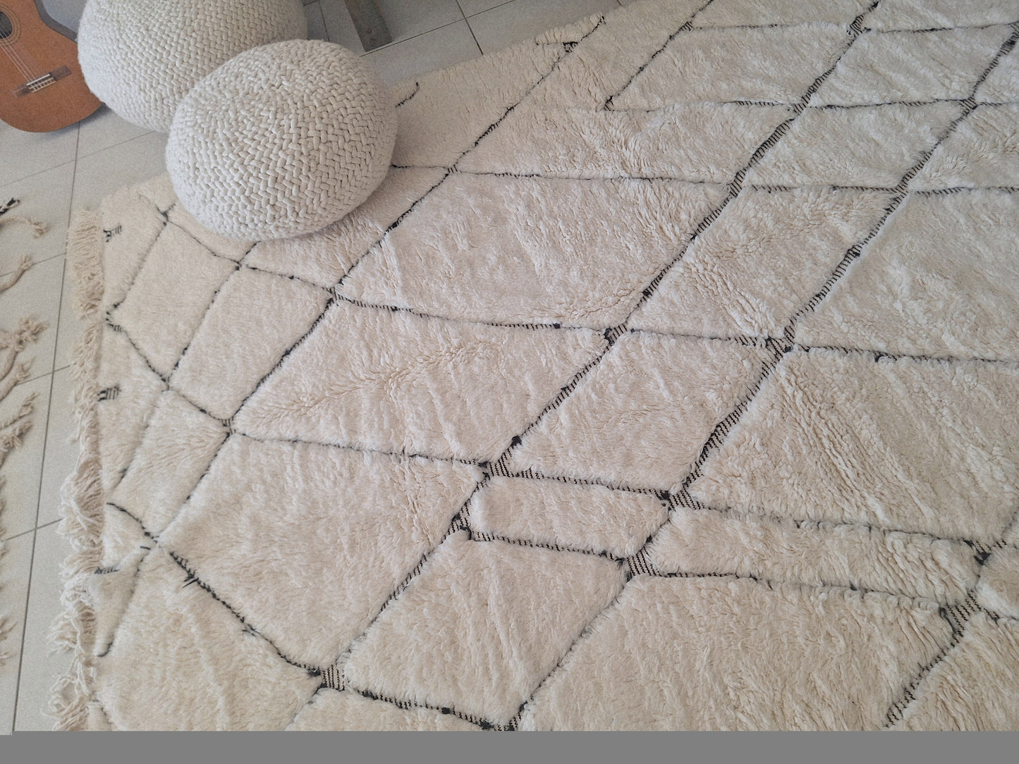 NEW - Tapis berbère Beni Ouarain 3m04 x 2m08 N°52 -30% VENDU