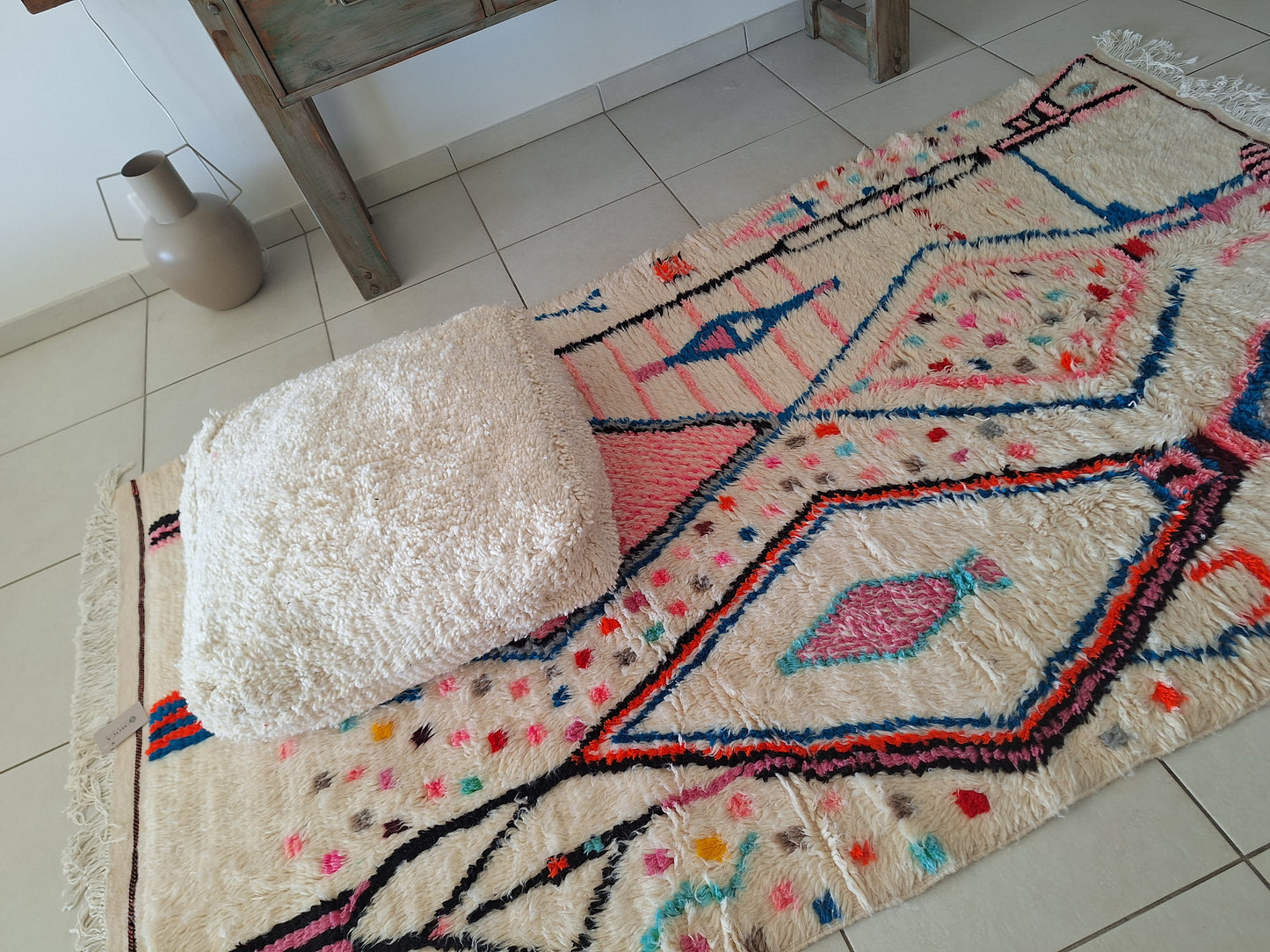 NEW - Pouf berbère en laine – l’authenticité au cœur de votre décoration