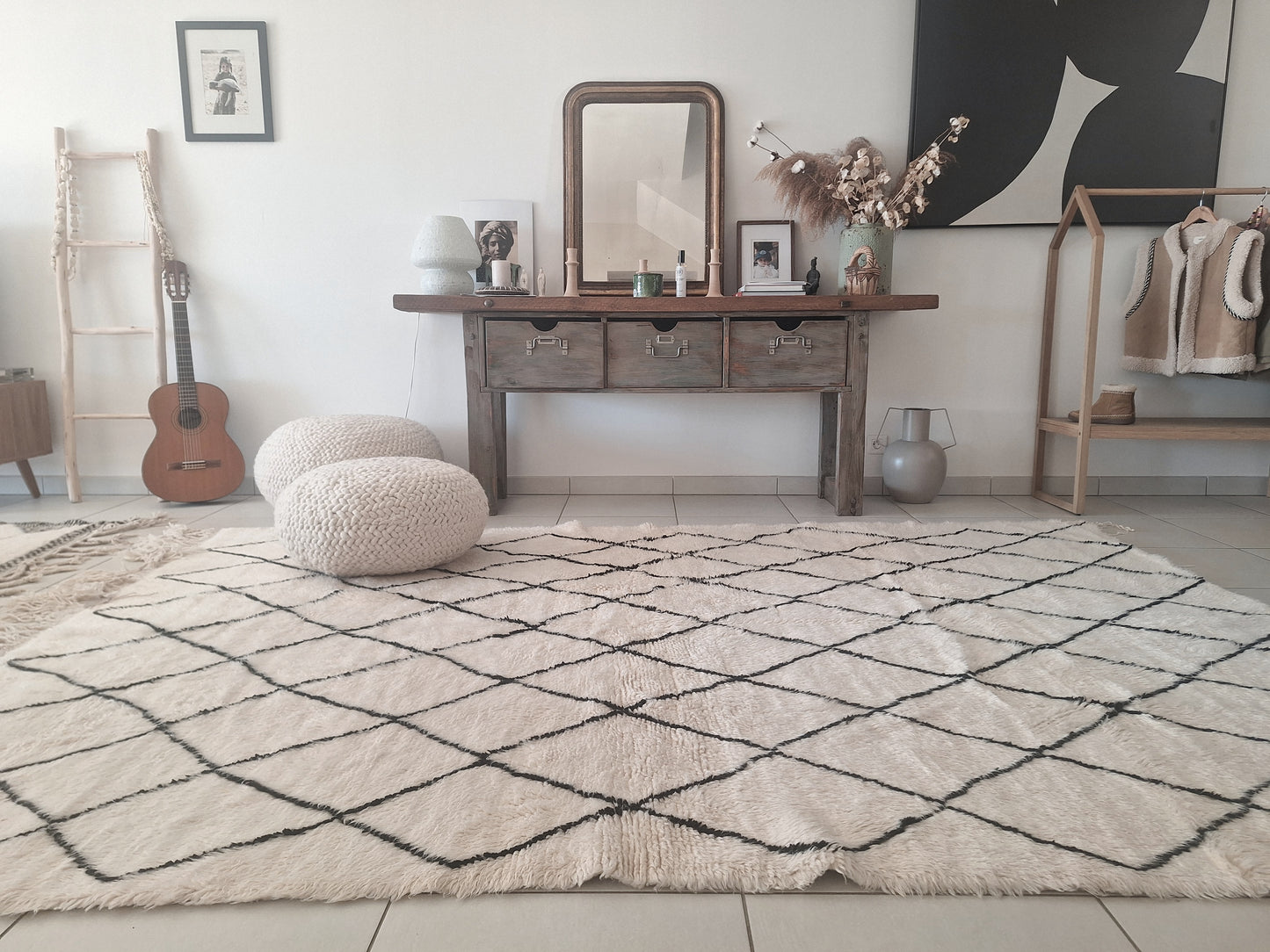 NEW - Tapis berbère Beni Ouarain 3m24 x 2m N°53