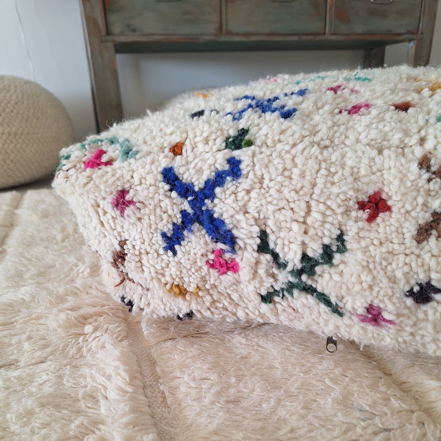 NEW - Pouf berbère en laine – l’authenticité au cœur de votre décoration