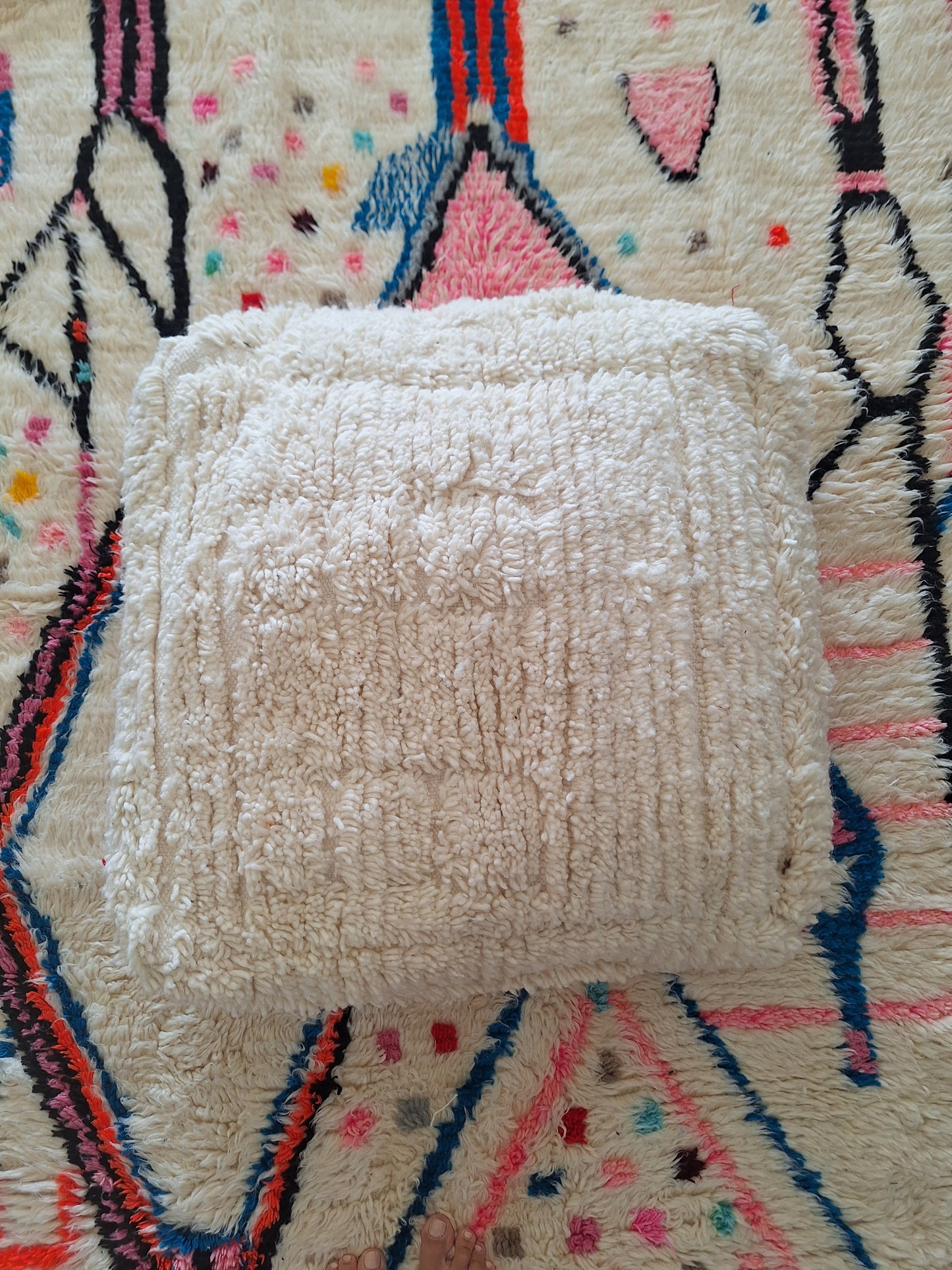 NEW - Pouf berbère en laine – l’authenticité au cœur de votre décoration