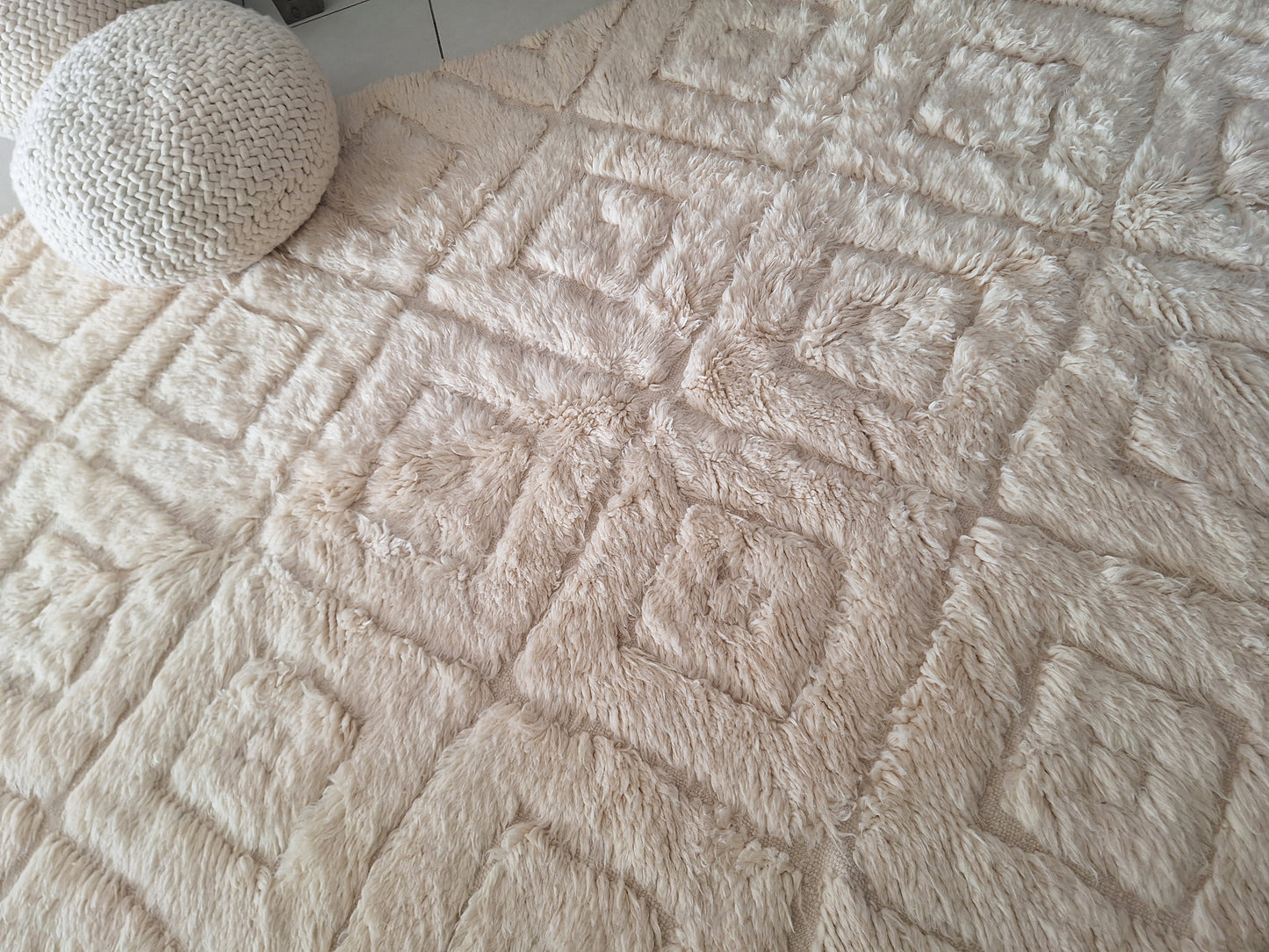 NEW - Tapis berbère Beni Ouarain 2m96 x 1m91 N°61