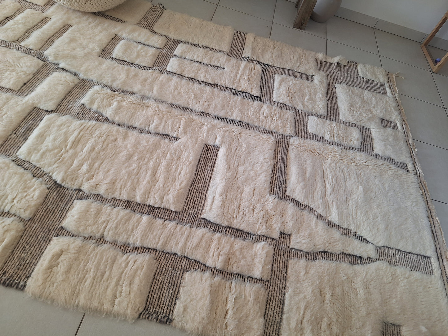 NEW - Tapis berbère Beni Ouarain 3m x 1m98 N°54
