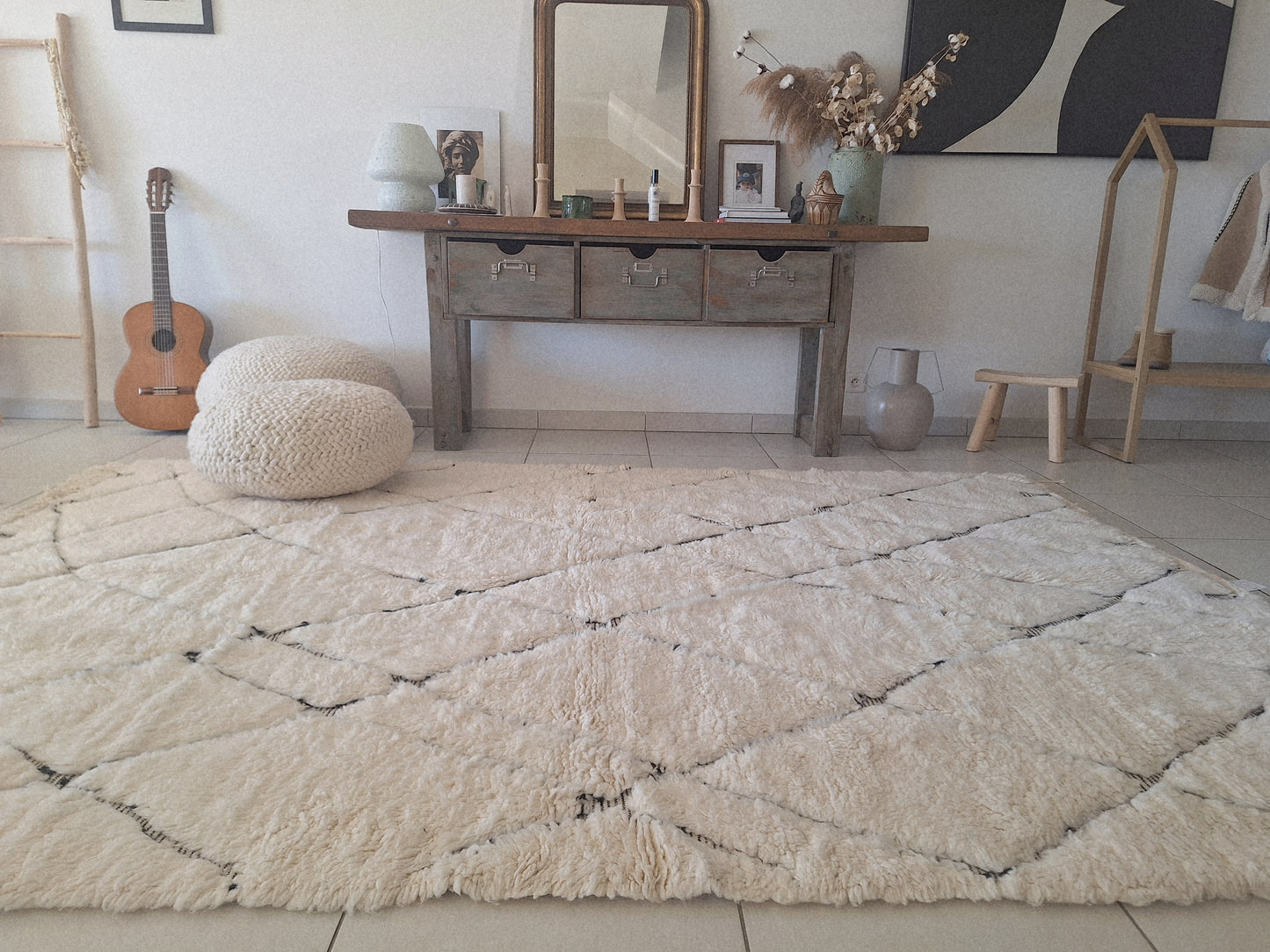 NEW - Tapis berbère Beni Ouarain 3m04 x 2m08 N°52 -30% VENDU