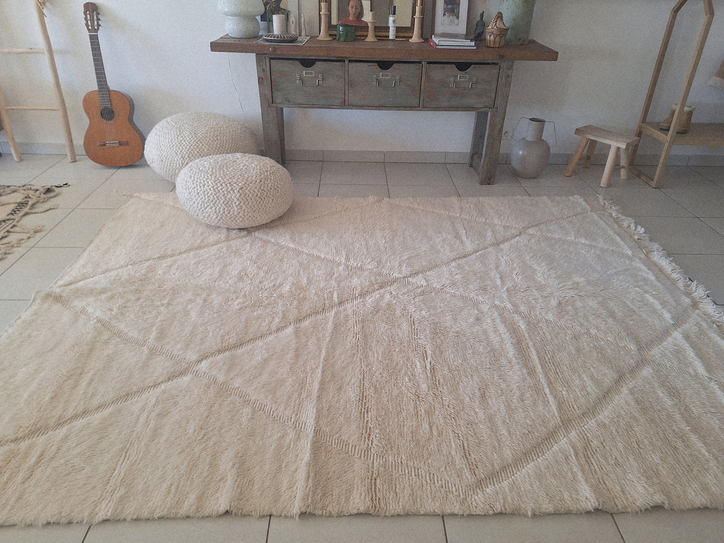 NEW - Tapis berbère Beni Ouarain 2M85 x 2m10 N°50