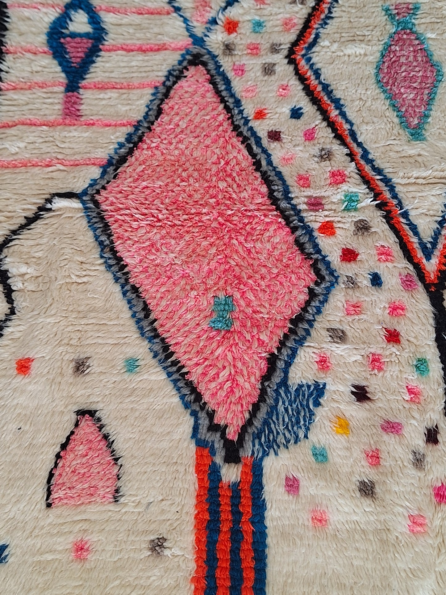 NEW - Tapis Berbère Azilal Coloré 2m60 x 1m40 N°57