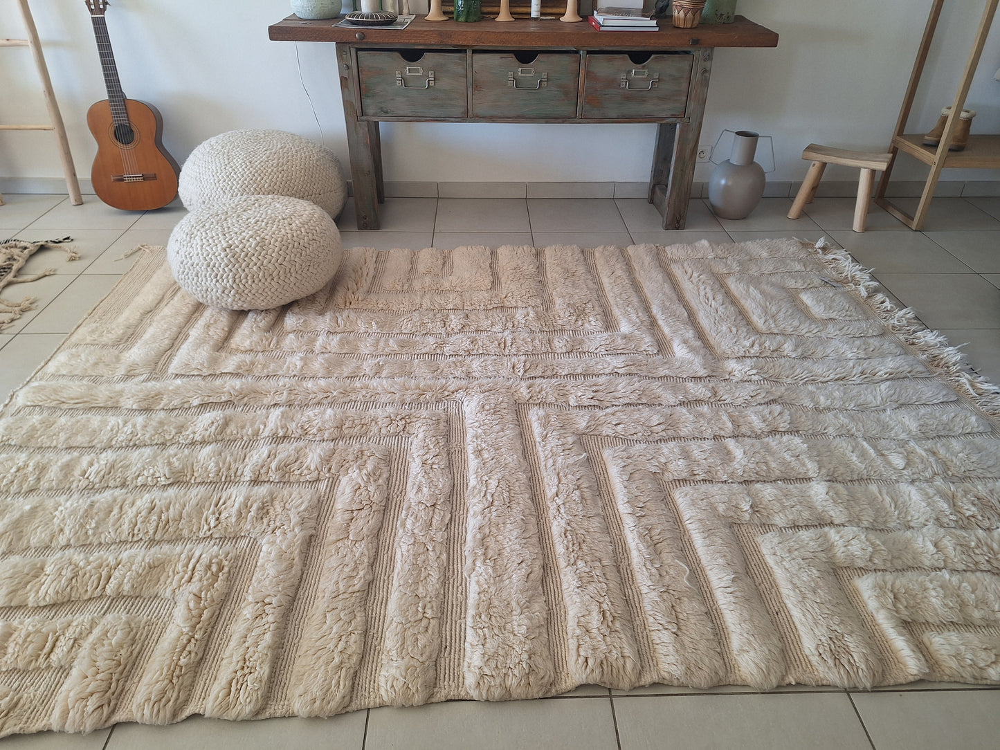 NEW - Tapis berbère Beni Ouarain 2M97 x 2m08 N°51