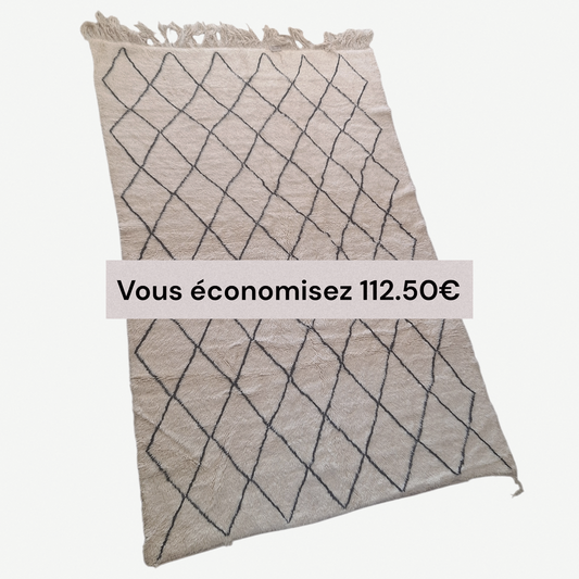 NEW - Tapis berbère Beni Ouarain 3m24 x 2m N°53