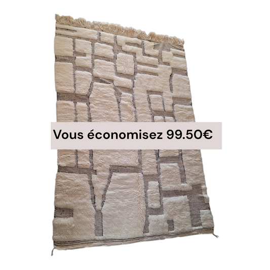 NEW - Tapis berbère Beni Ouarain 3m x 1m98 N°54