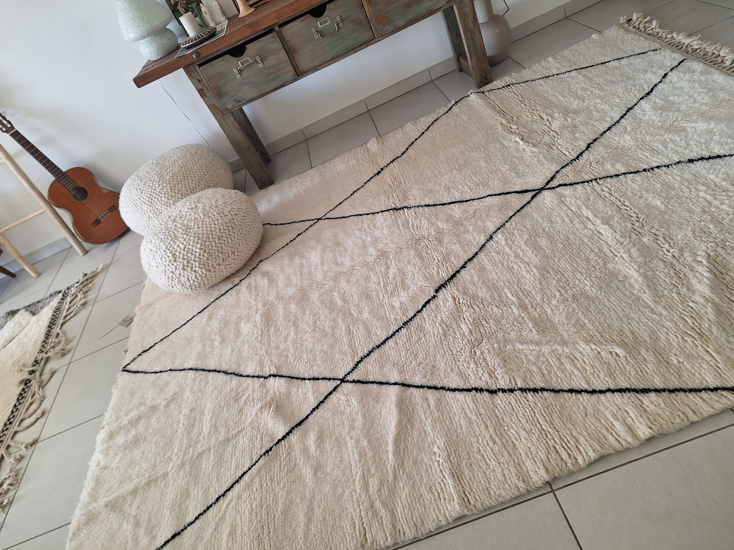 NEW - Tapis berbère Beni Ouarain 2m95 x 2m20 N°56