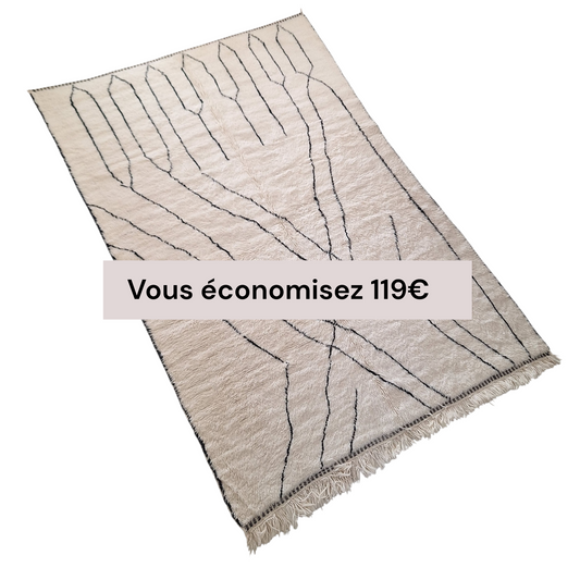NEW - Tapis berbère Marmoucha 3m08 x 2m05 N°66