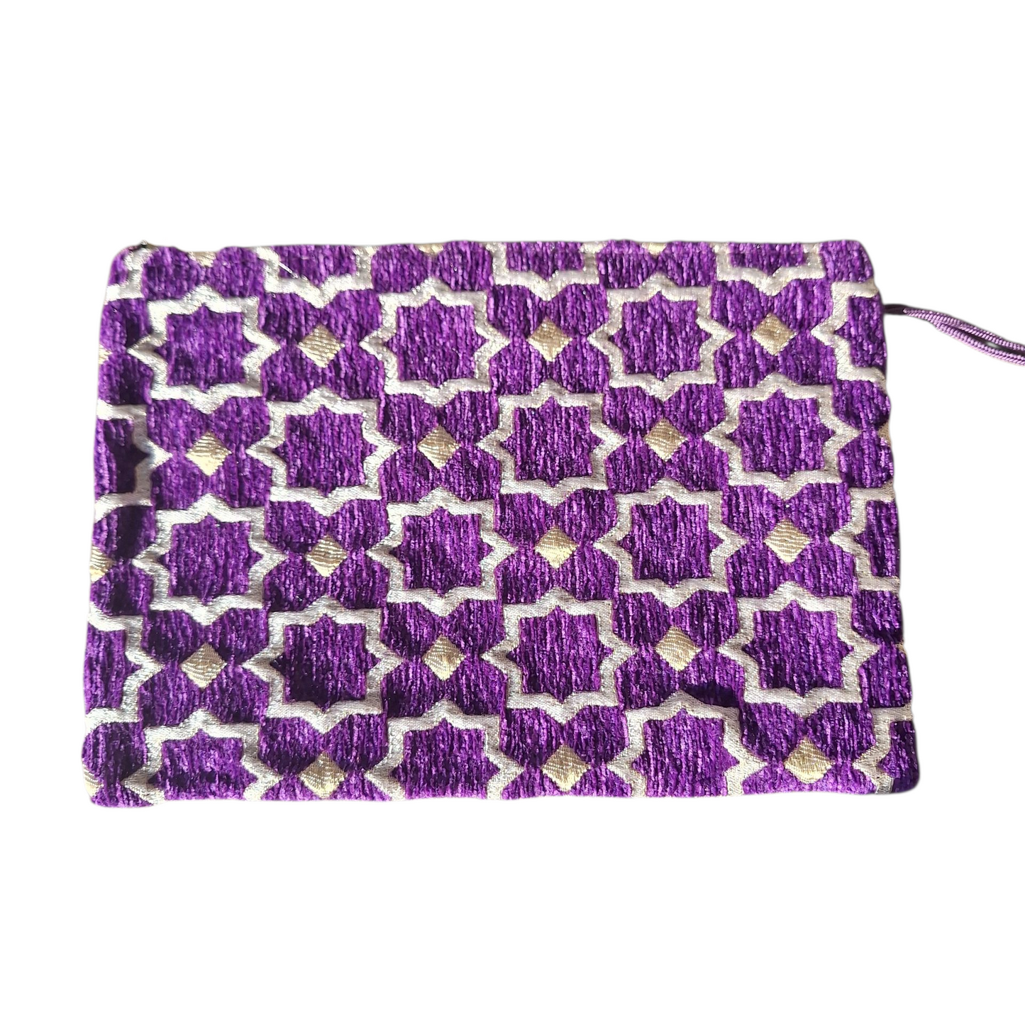 Pochette en tissu coloré – Fait main par des artisanes marocaines