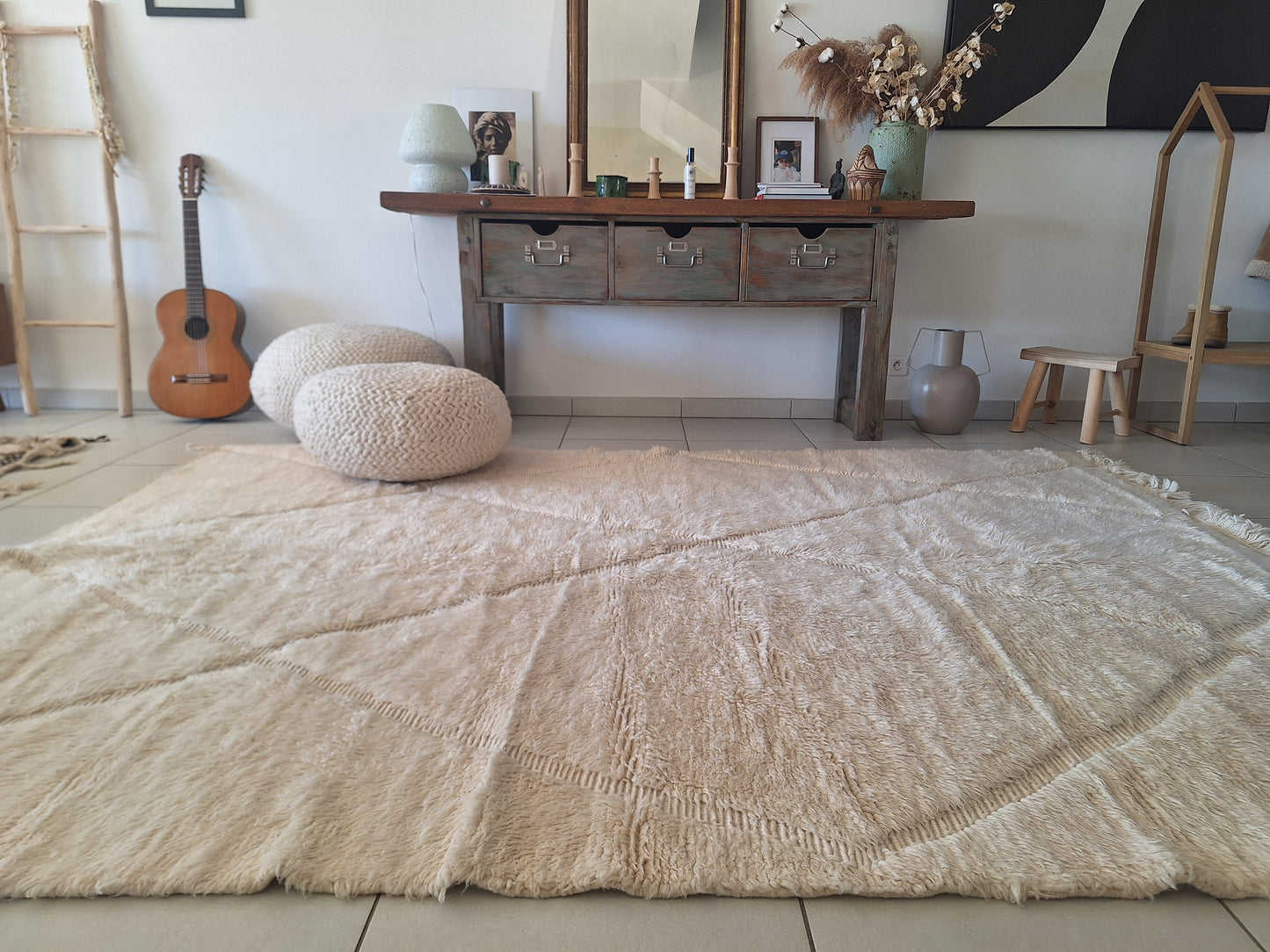 NEW - Tapis berbère Beni Ouarain 2M85 x 2m10 N°50